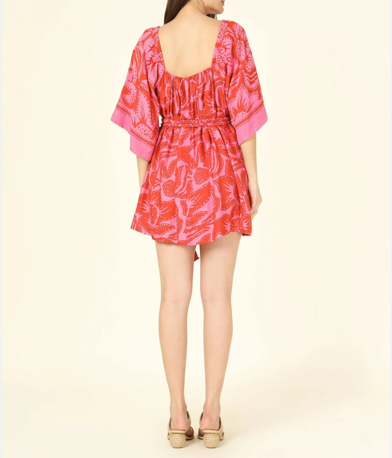 Omika Amelia Mini Dress - Cierra Grapefruit