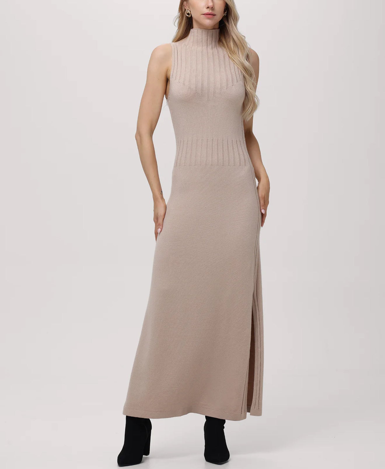 525 Aurora Dress - Light Taupe