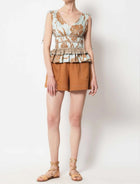 Omika Adaline Blouse - Nia Seafoam