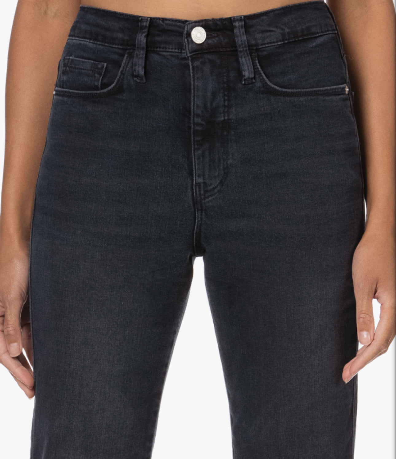 Frame Le Sylvie Slender Straight Jeans - Plymouth