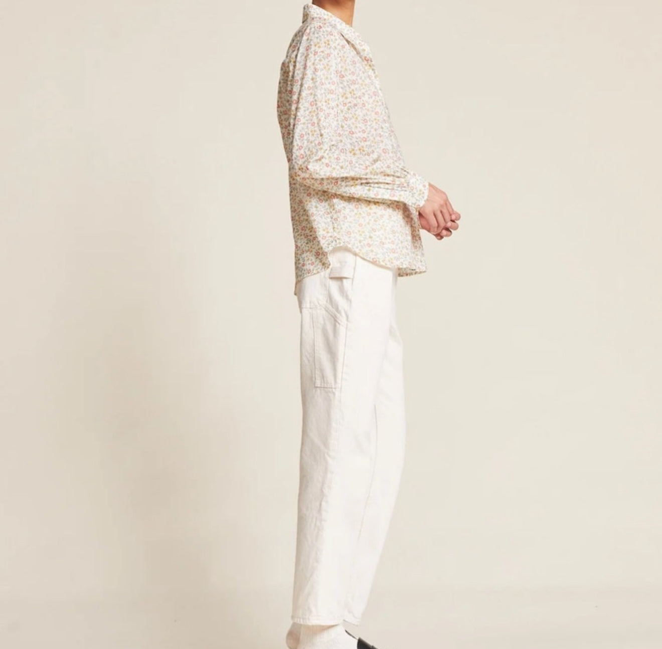 Trovata Jacquelin Shirt - Porcelain Ivy