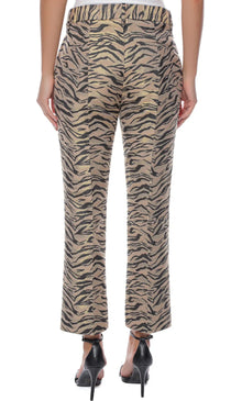 Zadig & Voltaire Polis Jac Tiger Pant - Black/Gold