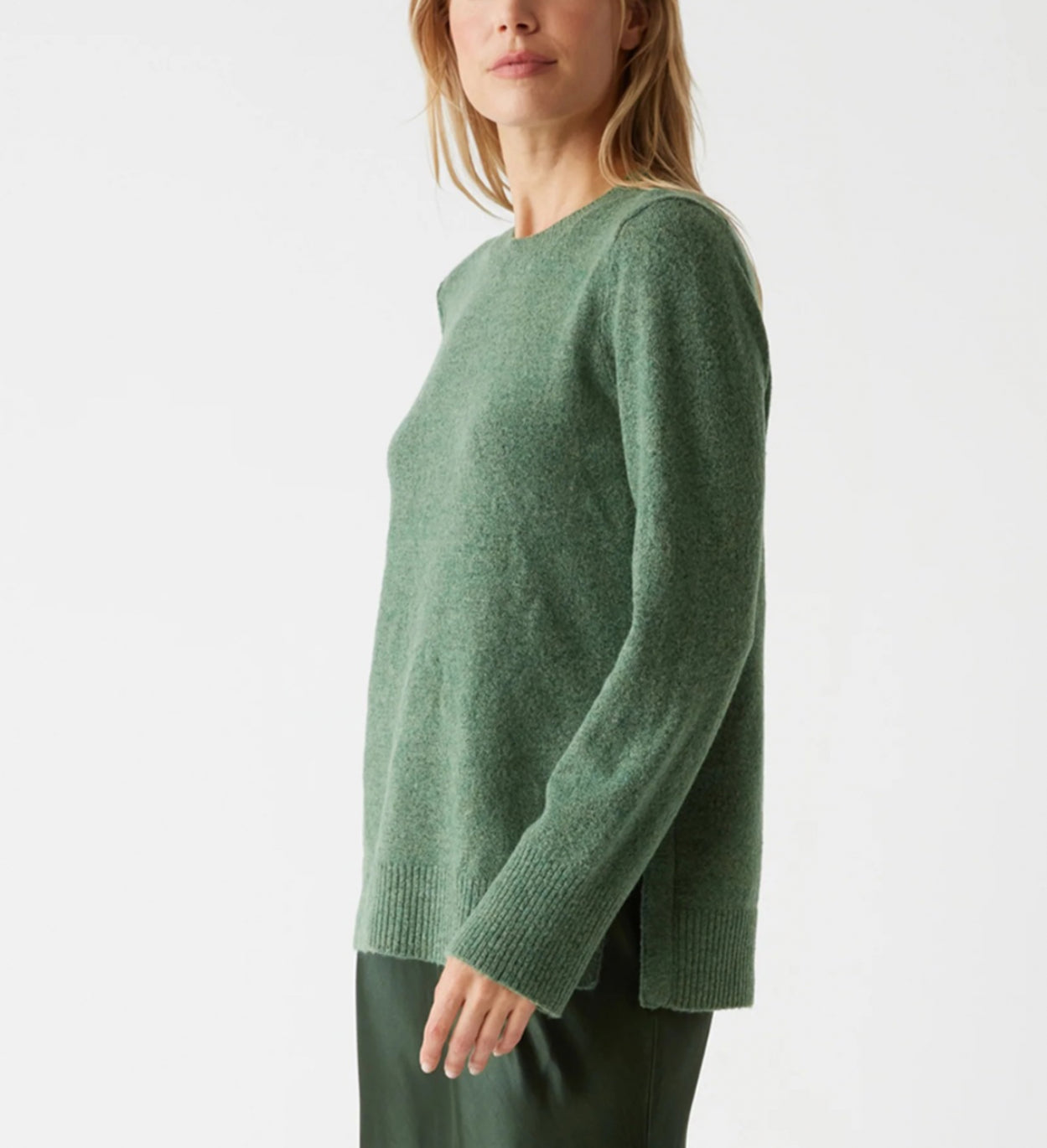 Michael Stars Imogen Crewneck Sweater - Spruce