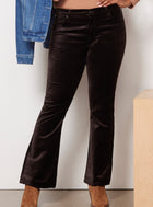 Citizens of Humanity Lilah Velvet High Rise Bootcut - Brown Pony