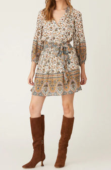 Shoshanna Ellie Dress - Ivory Multi