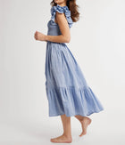 MILLE Olympic Chambray Polka Dot Dress