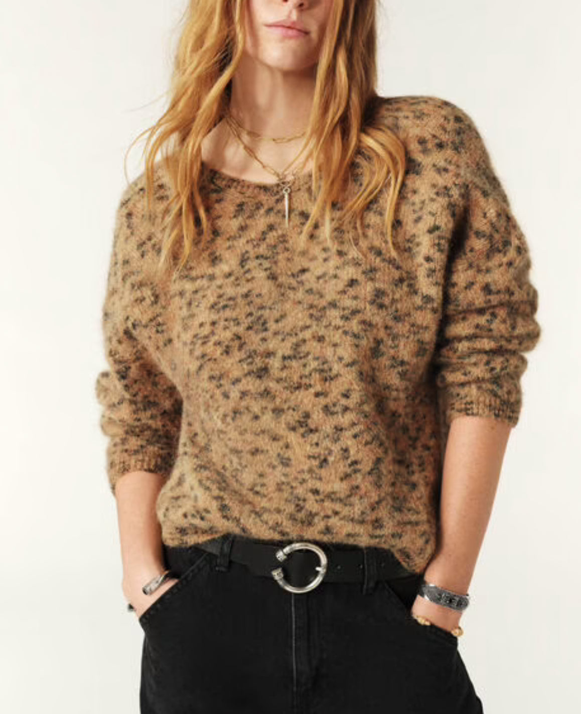ba&sh Leopald Sweater - Beige
