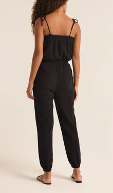 Z Supply Kiara Gauze Jumpsuit - Black