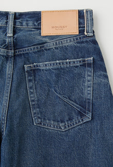 Moussy Vintage Emporia Super Wide Pants - Dark Blue