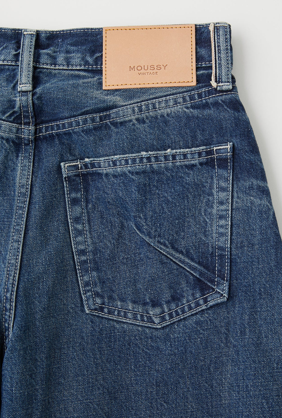 Moussy Vintage Emporia Super Wide Pants - Dark Blue