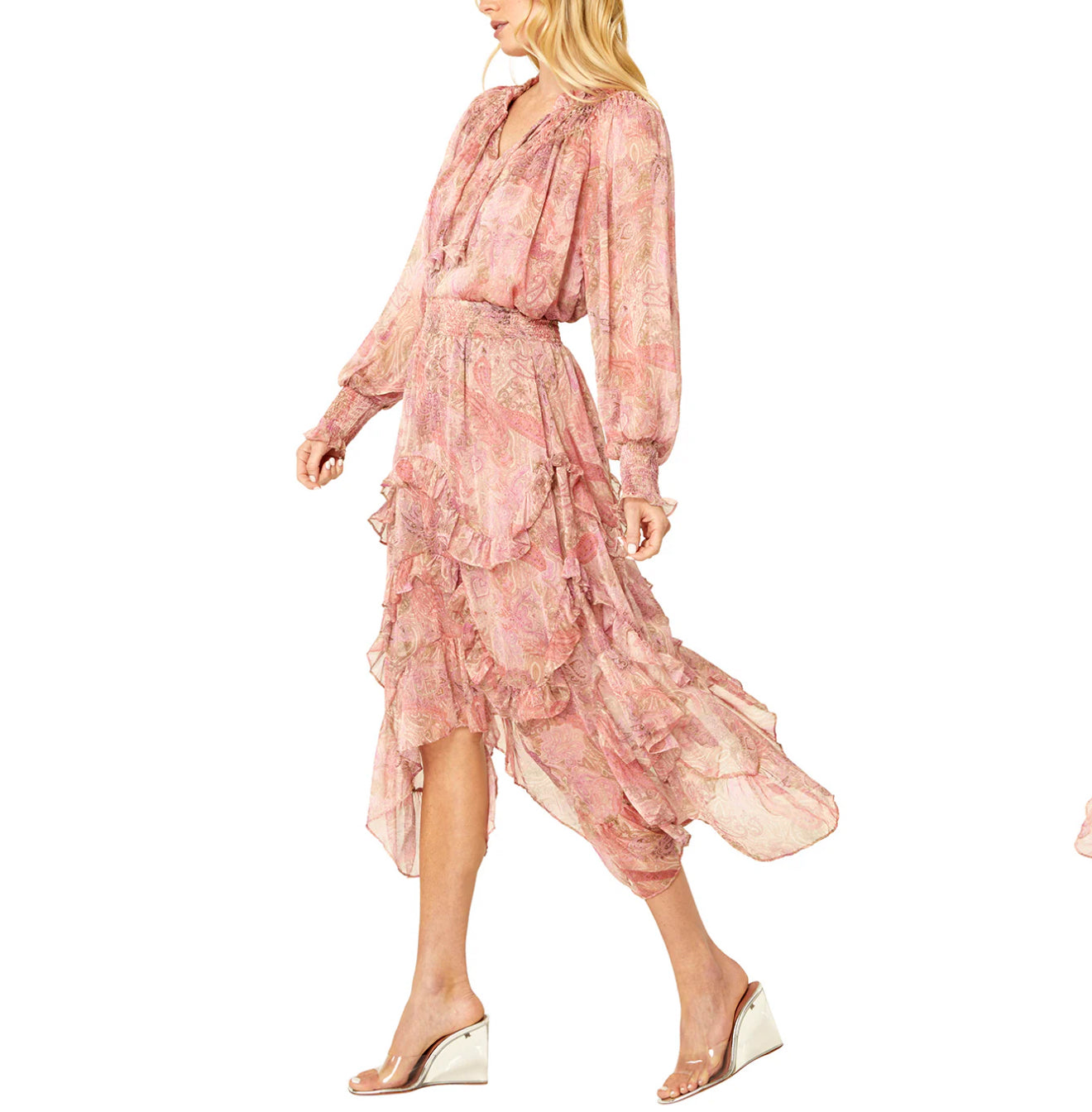 MISA Demeter Skirt - Muted Paisley