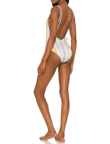 Solid & Striped The Lynn One Piece - Watercolor Stripe