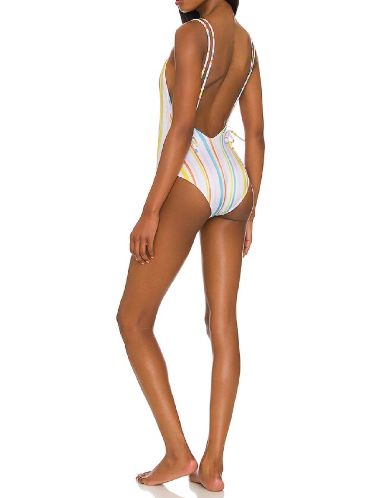 Solid & Striped The Lynn One Piece - Watercolor Stripe