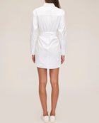 Marissa Webb Elliot Cut Out Oxford Mini Shirt Dress - White