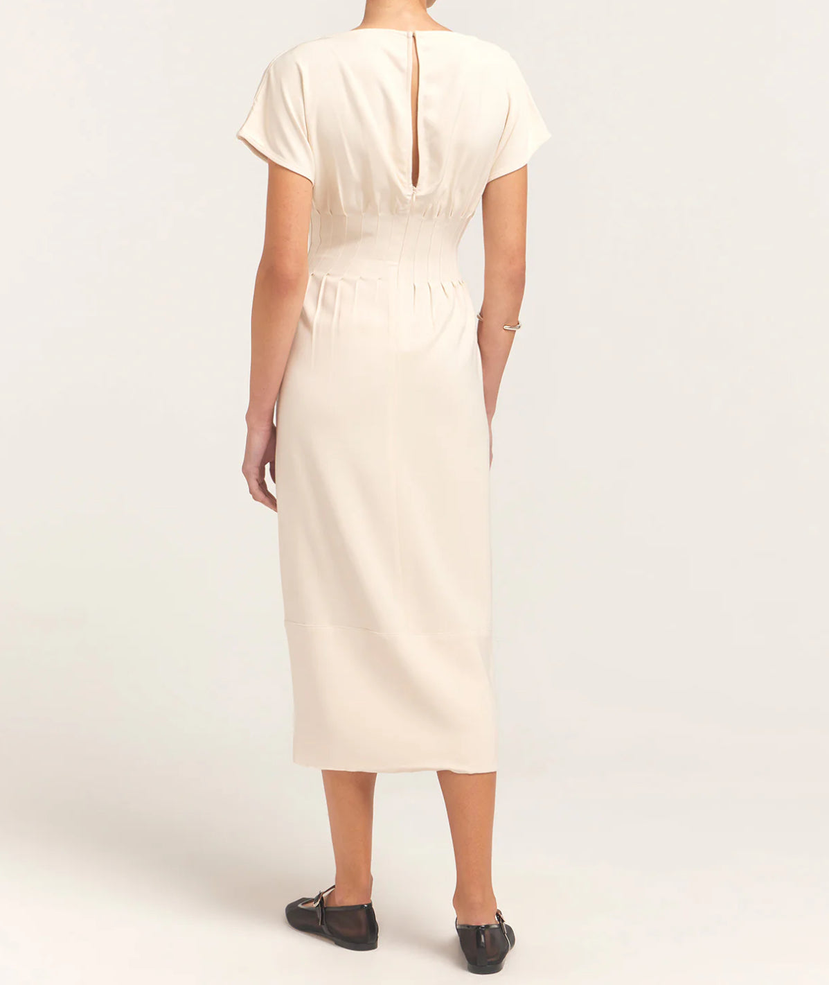 Solid & Striped The Greer Shaped Waist Dress - Clay