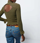 Nation Ltd Yael Open Back Turtleneck - Ozark