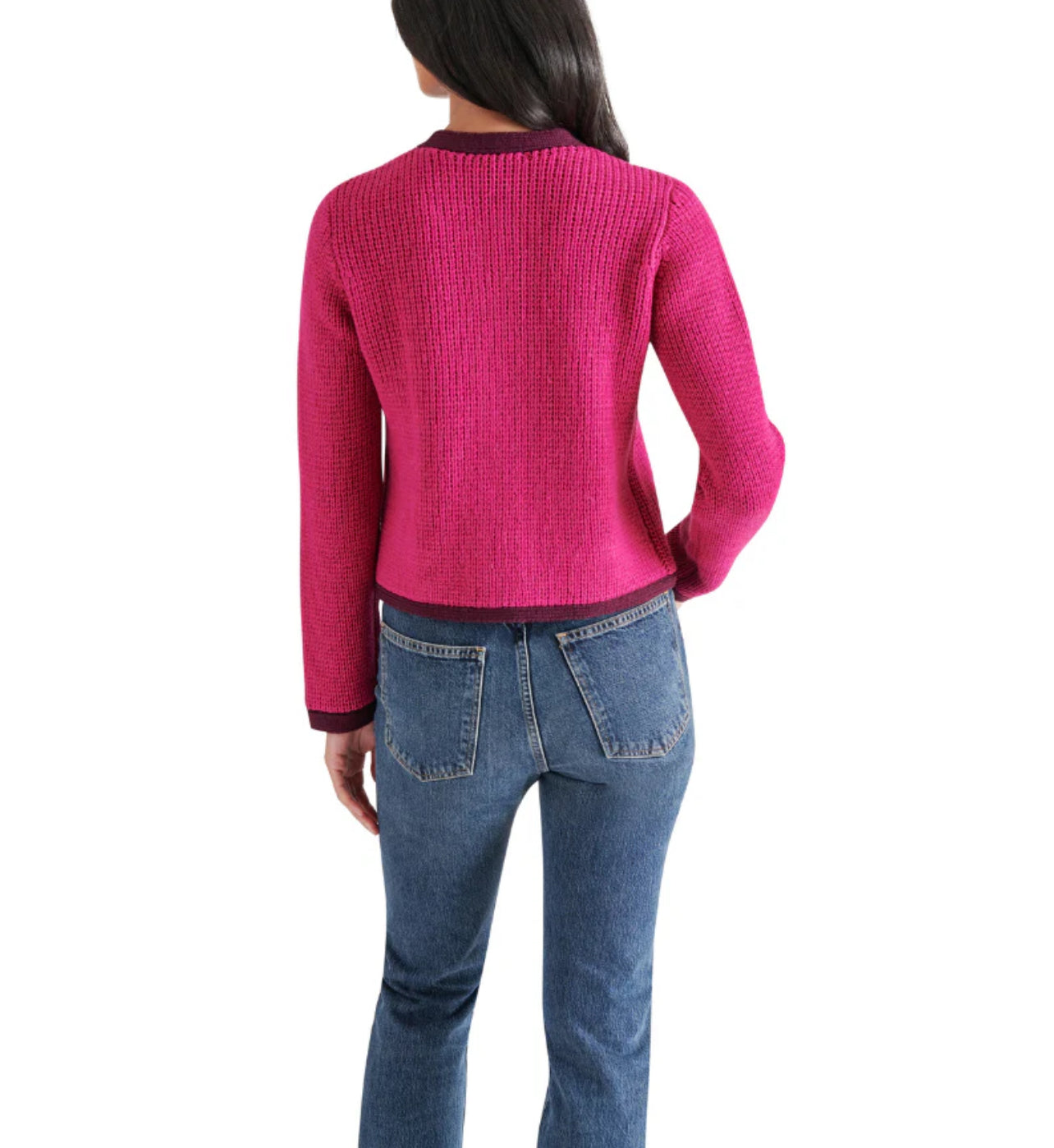 Steve Madden Fantino Cardigan - Fuschia