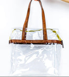 mb greene Be Clear Tote W/ Privacy Pouch