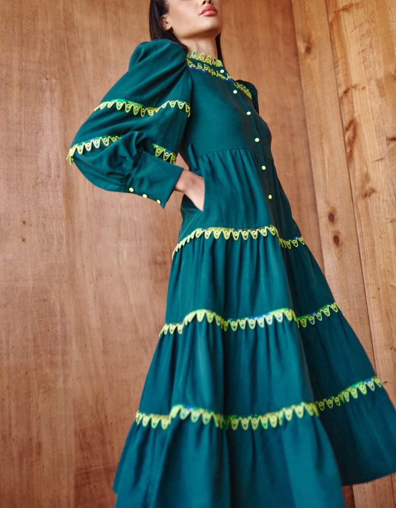 CeliaB Hasu Dress - Green