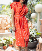 Emily Lovelock Adley Dress - Flame Scarlet