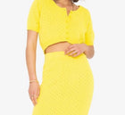 Callahan Knitwear Gillian Cardigan - Lemon