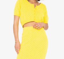 Callahan Knitwear Gillian Cardigan - Lemon