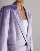 rag & bone Cody Velvet Blazer - Violet