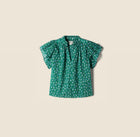 Trovata Clover Blouse - Spirulina Flower