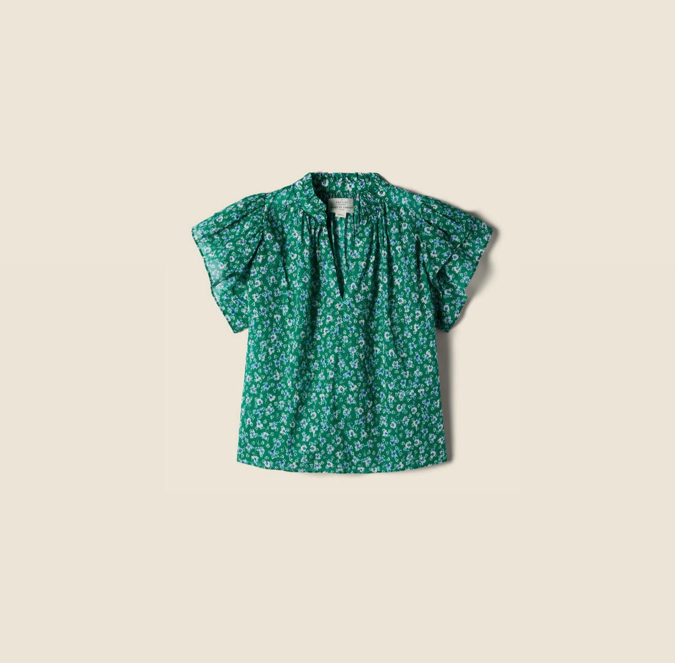 Trovata Clover Blouse - Spirulina Flower