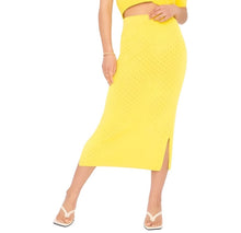 Callahan Knitwear Genny Skirt - Lemon