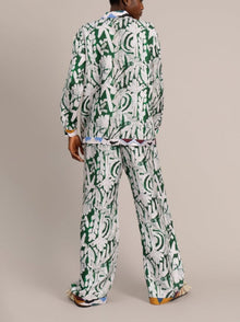 MUNTHE Jesseia Artist Print Shirt - Green