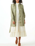 Cleobella Nolan Army Green Utility Jacket