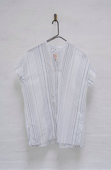 H+ HANNOH WESSEL Cameron Shirt - White Stripe