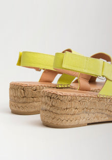 Naguisa Ancora Espadrilles - Lime