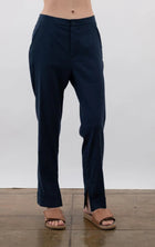 Elaine Kim Step Hem Tech Wisteria Pant - Indigo