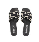 Bibi Lou Holly Crochet Sandal - Black/White
