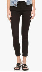 DL1961 Florence Instasculpt Mid Rise Cropped Skinny Jeans - Black