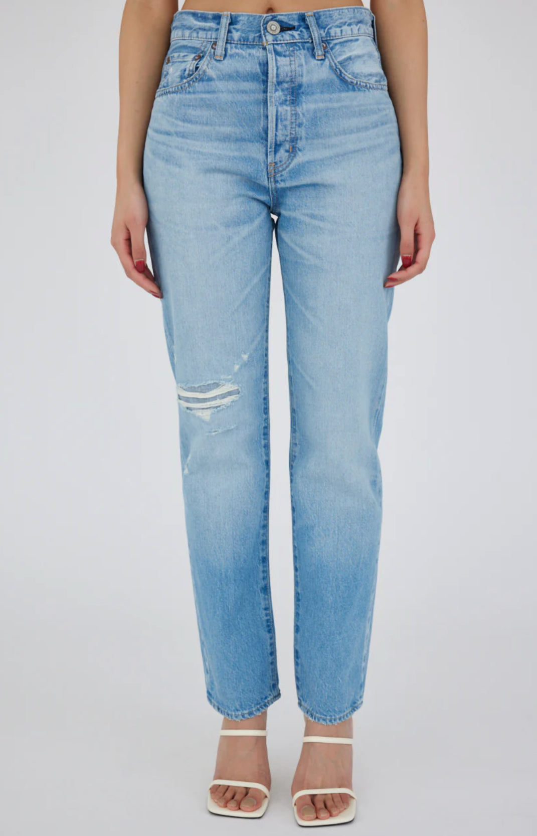 Moussy Vintage Cliffdale Straight- 111 Light Blue