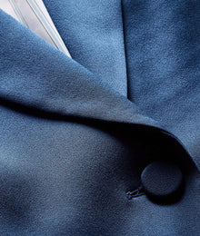 Veronica Beard Long and Lean Dickey Jacket - Blue Stone