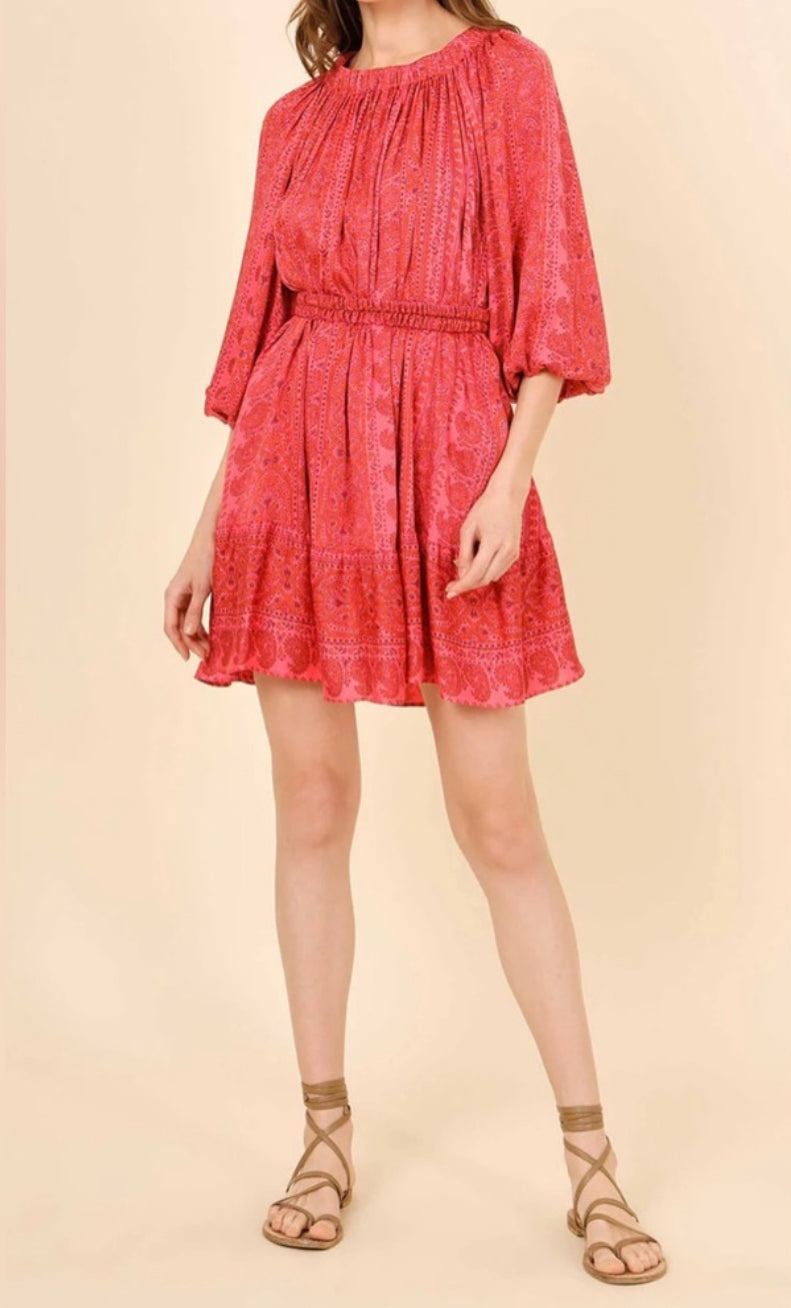 Omika Fitzgerald Mini Dress - Salania Tart