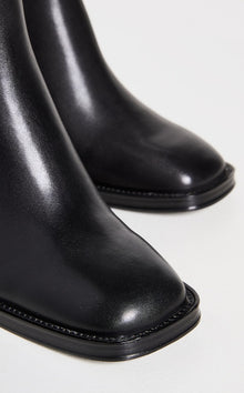 Loeffler Randall Blakely Square Toe Mid Heel Boot - Black