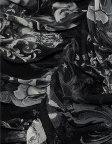 L’Agence Winslow Dress - Black Multi Zodiac