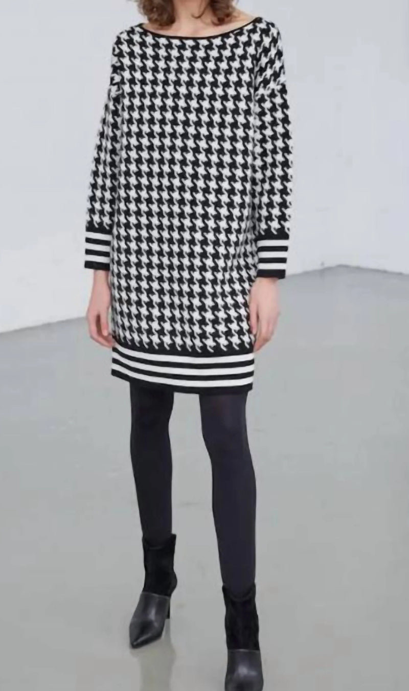 Isabel De Pedro Houndstooth Dress