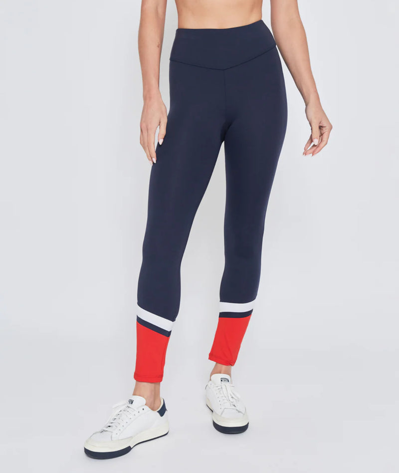 L'Etoile Sport Performance Legging - Navy/Red