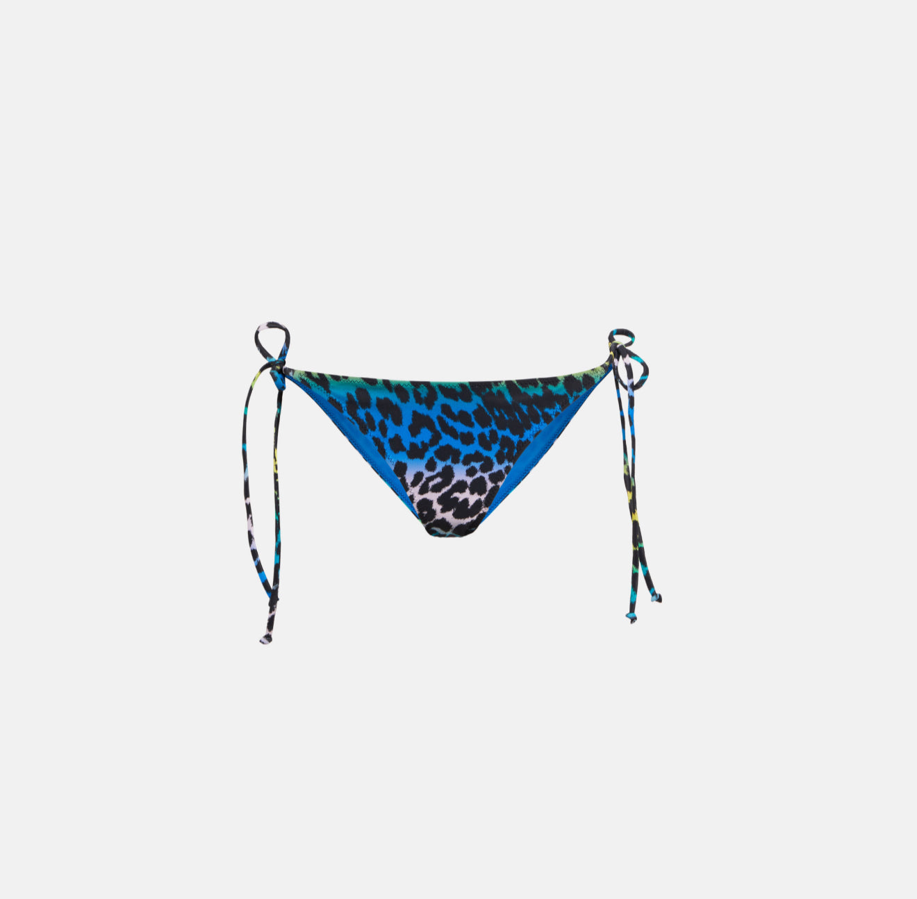 GANNI Leopard Print Bikini Bottom - Multi