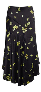 Cara Cara Callie Skirt - Black Flower Shower