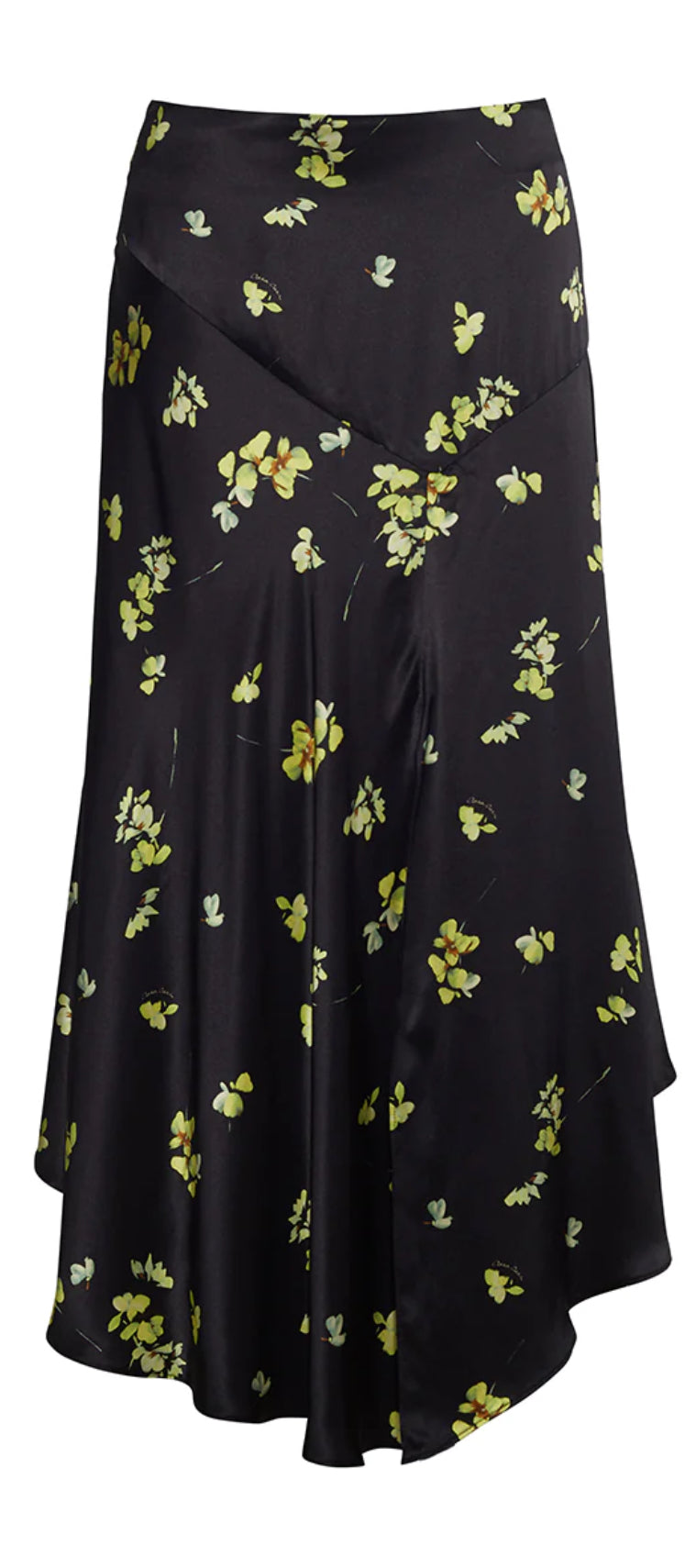 Cara Cara Callie Skirt - Black Flower Shower