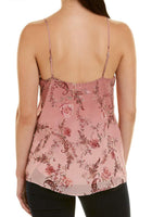 haute hippie No Regrets Floral Print Silk Camisole - Rose Of The Wild Bunch