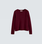 Chinti & Parker Boxy Pure Cashmere Jumper - Claret
