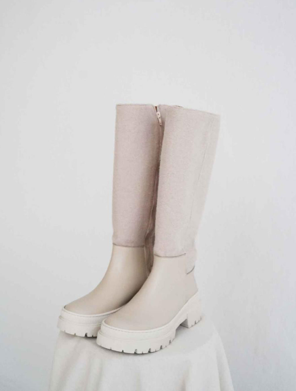 Mus & Bombon Mahora High Boot - Ecru